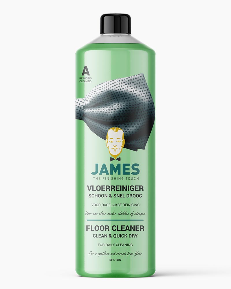 James Vloerreiniger Schoon & Snel droog 1ltr