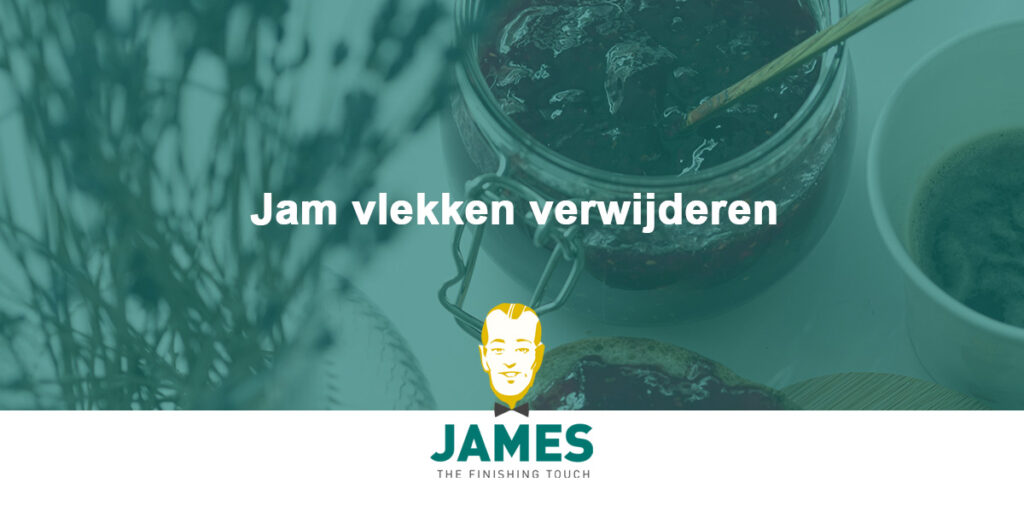 Jam vlekken verwijderen
