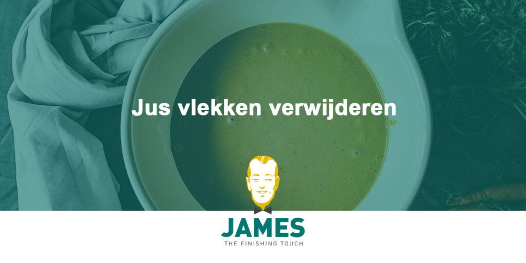 Jus vlekken verwijderen