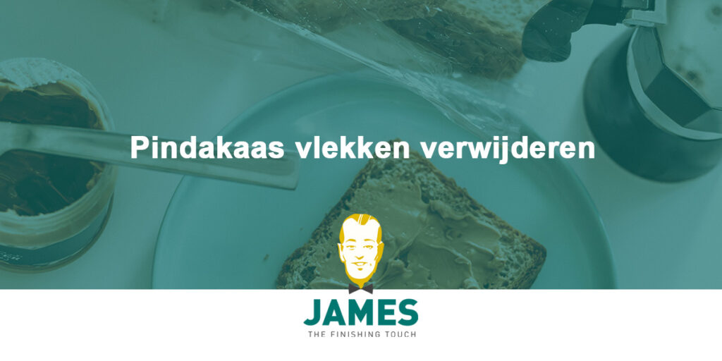 Pindakaas vlekken verwijderen