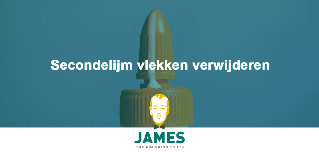 Secondelijm vlekken verwijderen