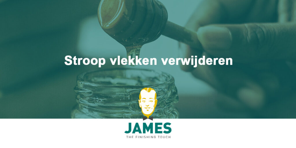 Stroop vlekken verwijderen