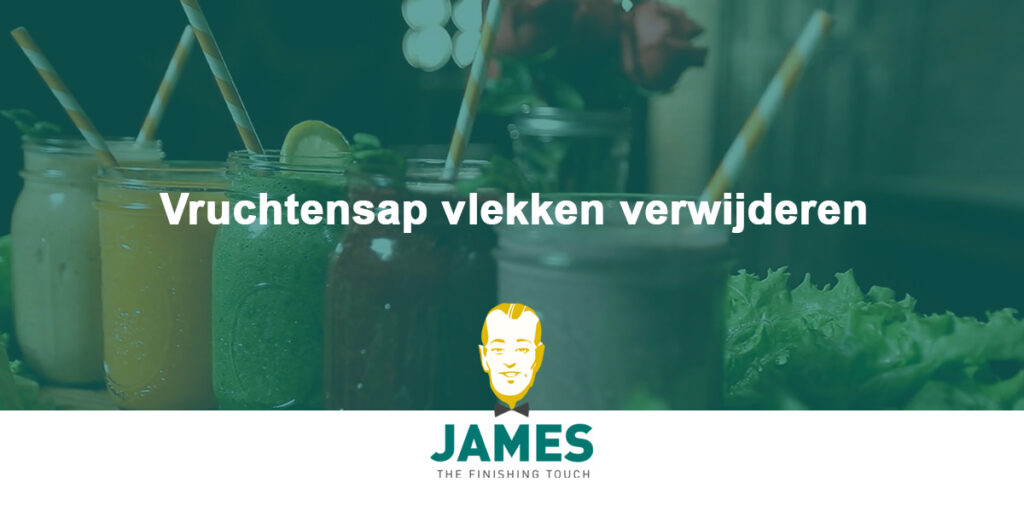 Vruchtensap vlekken verwijderen