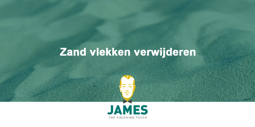 Zand vlekken verwijderen