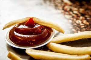 oude ketchup vlekken verwijderen