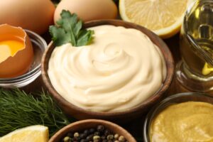 mayonaise vlek verwijderen