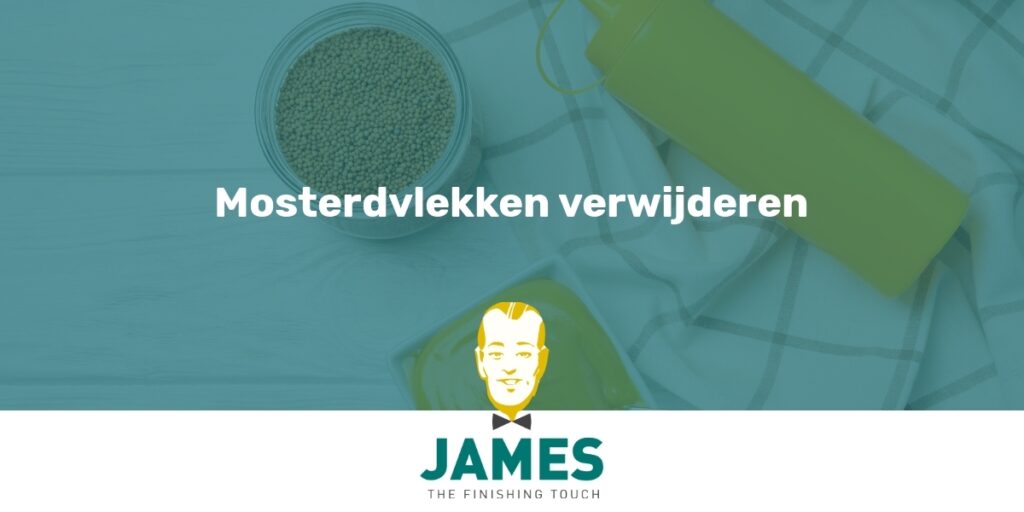 mosterd vlekken verwijderen