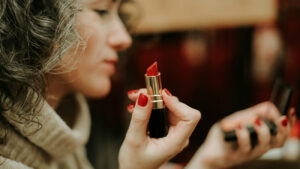 Lipstick vlekken