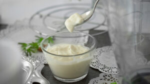 Mayonaise vlekken